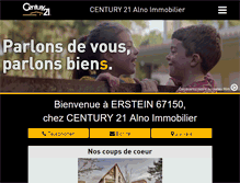 Tablet Screenshot of century21-alno-erstein.com